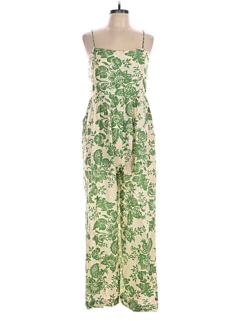 Pre-owned Cider Jumpsuit In Green