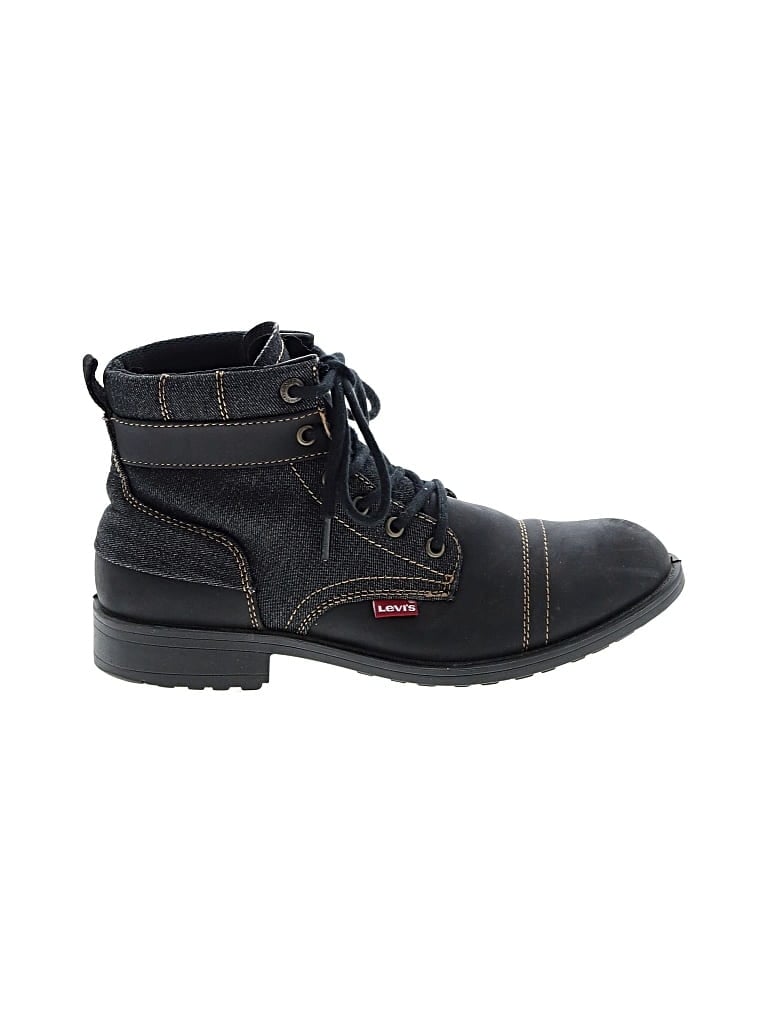 Pre-owned Levi's Ankle Boots In Black