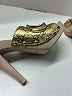 Gucci Gold Heels Size 9 1/2 - photo 3