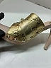 Gucci Gold Heels Size 9 1/2 - photo 4