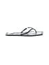 Veronica Beard Silver Flip Flops Size 10 - photo 1