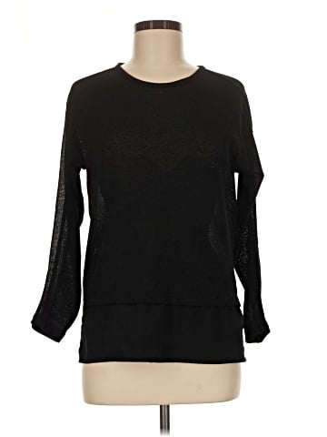 Zara W&B Collection 3/4 Sleeve T-Shirt (view 1)