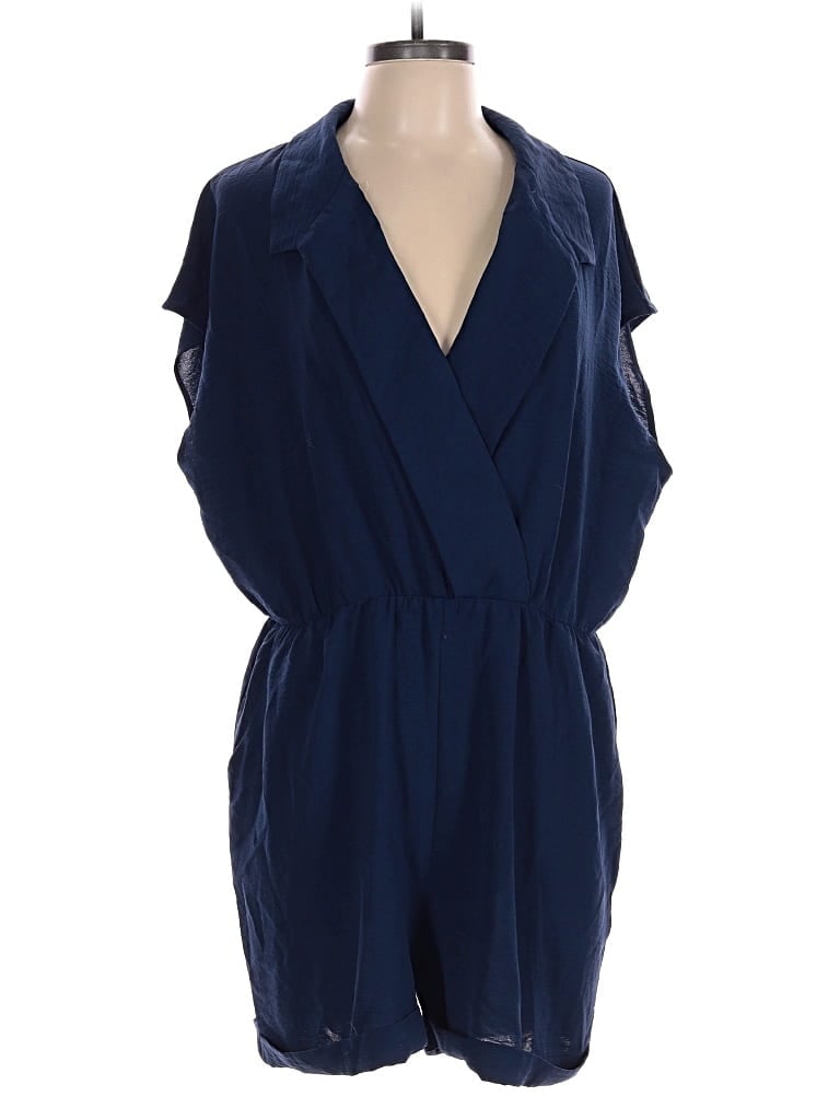 Pre-owned Btfbm Romper In Blue