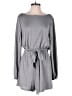BCBG Paris Solid Gray Romper Size M - photo 1