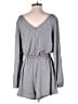 BCBG Paris Solid Gray Romper Size M - photo 2