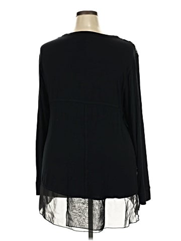 Melissa McCarthy Seven7 Long Sleeve Blouse (view 2)