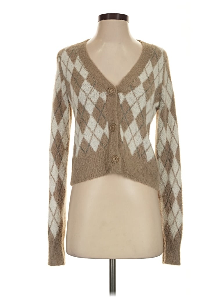 Pre-owned William Rast Cardigan Sweater In Brown