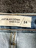 Just Black Hearts Blue Jeans Size 24 waist - photo 7