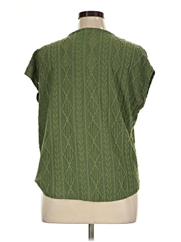 Jones New York Signature Short Sleeve Blouse (view 2)