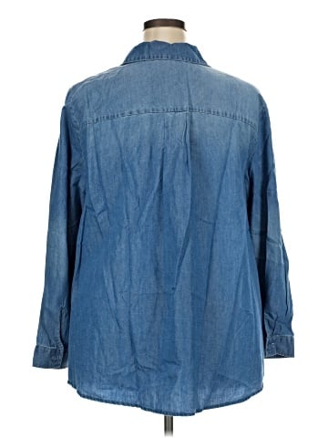Lane Bryant Long Sleeve Button-Down Shirt (view 2)