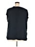T Tahari 100% Polyester Black Short Sleeve Top Size 2X - photo 2
