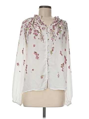 Cupcakes & Cashmere Long Sleeve Blouse (view 1)
