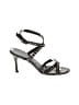 Manolo Blahnik 100% Leather Black Sandals Size EU 37 1/2 - photo 1