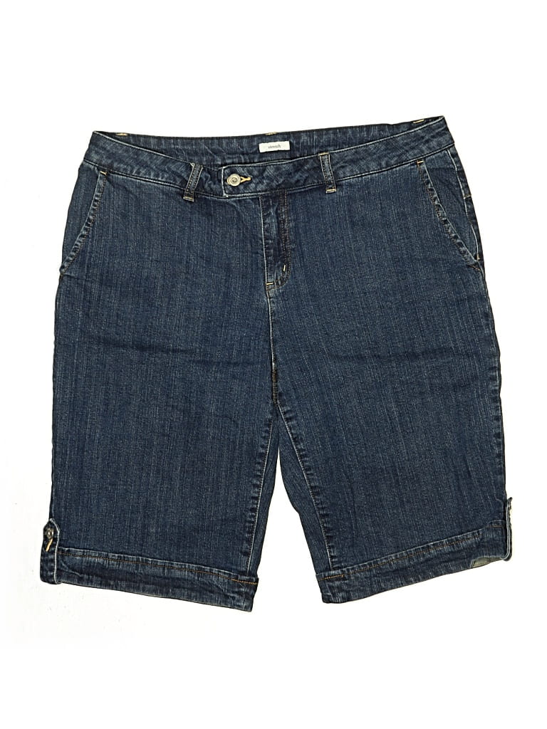 Pre-owned Liz & Co. Denim Shorts In Blue