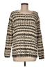 J.Jill Stripes Tan Pullover Sweater Size M - photo 1