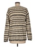 J.Jill Stripes Tan Pullover Sweater Size M - photo 2