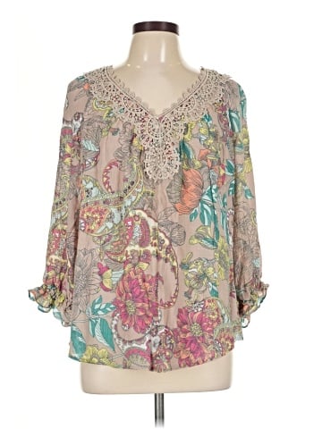 Spense 3/4 Sleeve Blouse (view 1)