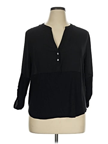 INC International Concepts 3/4 Sleeve Blouse (view 1)