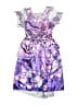 Disney 100% Polyester Tie-dye Purple Dress Size 4 - 6X - photo 1