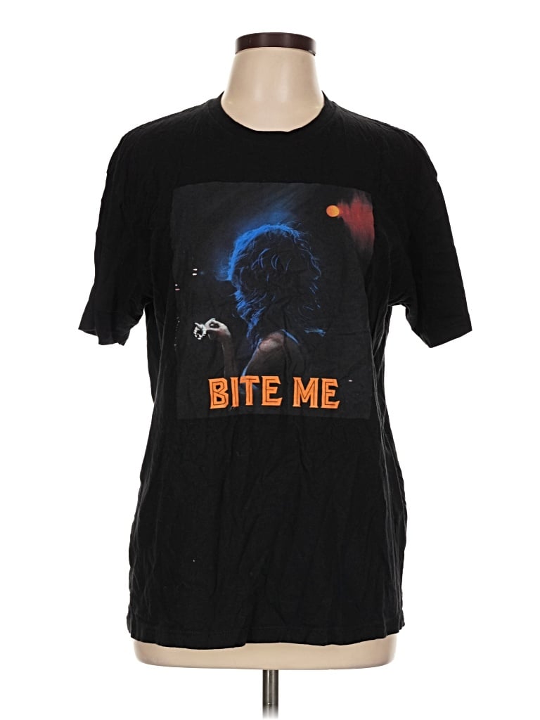 Pre-owned Next Level Apparel Short Sleeve T-shirt In Black