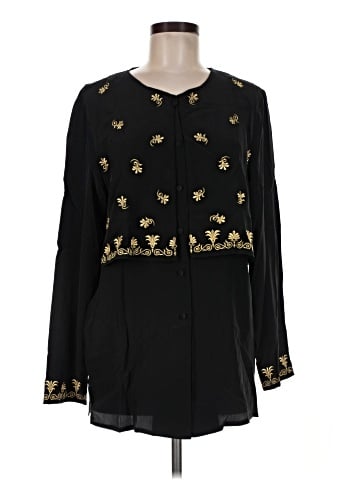 Diane von Furstenberg Long Sleeve Blouse (view 1)