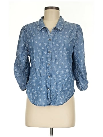 Splendid 3/4 Sleeve Button-Down Shirt (view 1)