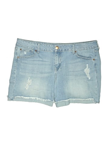 Celebrity Gold Denim Shorts (view 1)