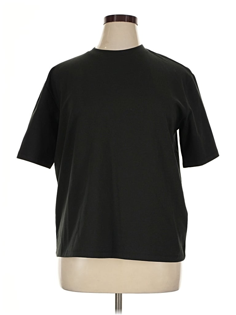 Pre-owned Only Short Sleeve Turtleneck In Black