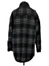 Love Tree 100% Polyester Plaid Black Coat Size S - photo 2