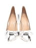 Dee Ocleppo Metallic Silver Heels Size 9 - photo 2