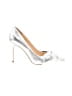 Dee Ocleppo Metallic Silver Heels Size 9 - photo 1