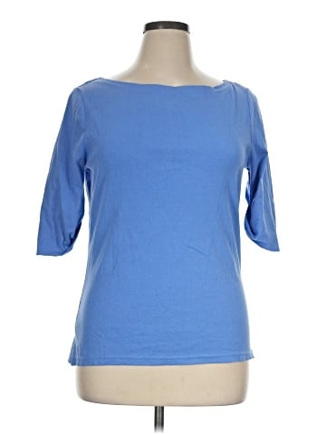 Lauren by Ralph Lauren 3/4 Sleeve T-Shirt (view 1)