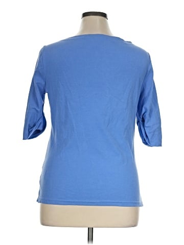 Lauren by Ralph Lauren 3/4 Sleeve T-Shirt (view 2)