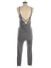 C&C California Metallic Gray Jumpsuit Size S - photo 2