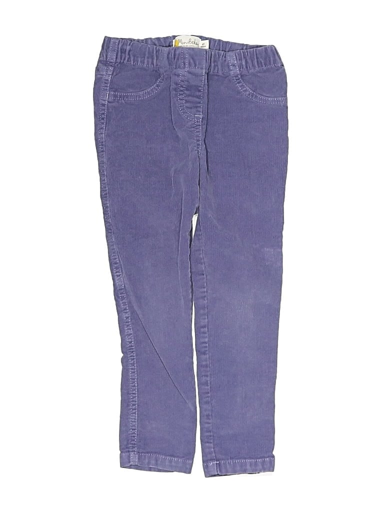 Pre-owned Mini Boden Kids' Jeggings In Purple