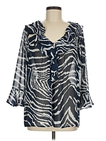 Jones New York Signature 3/4 Sleeve Blouse (view 1)