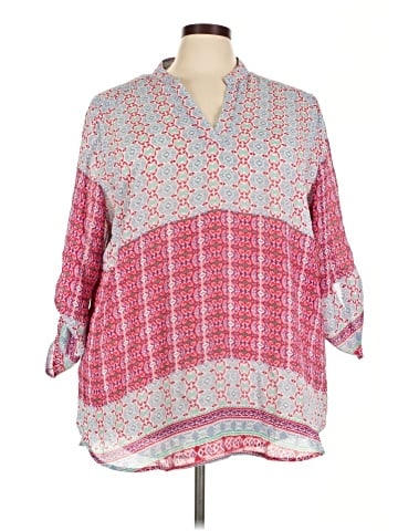 Cato 3/4 Sleeve Blouse (view 1)