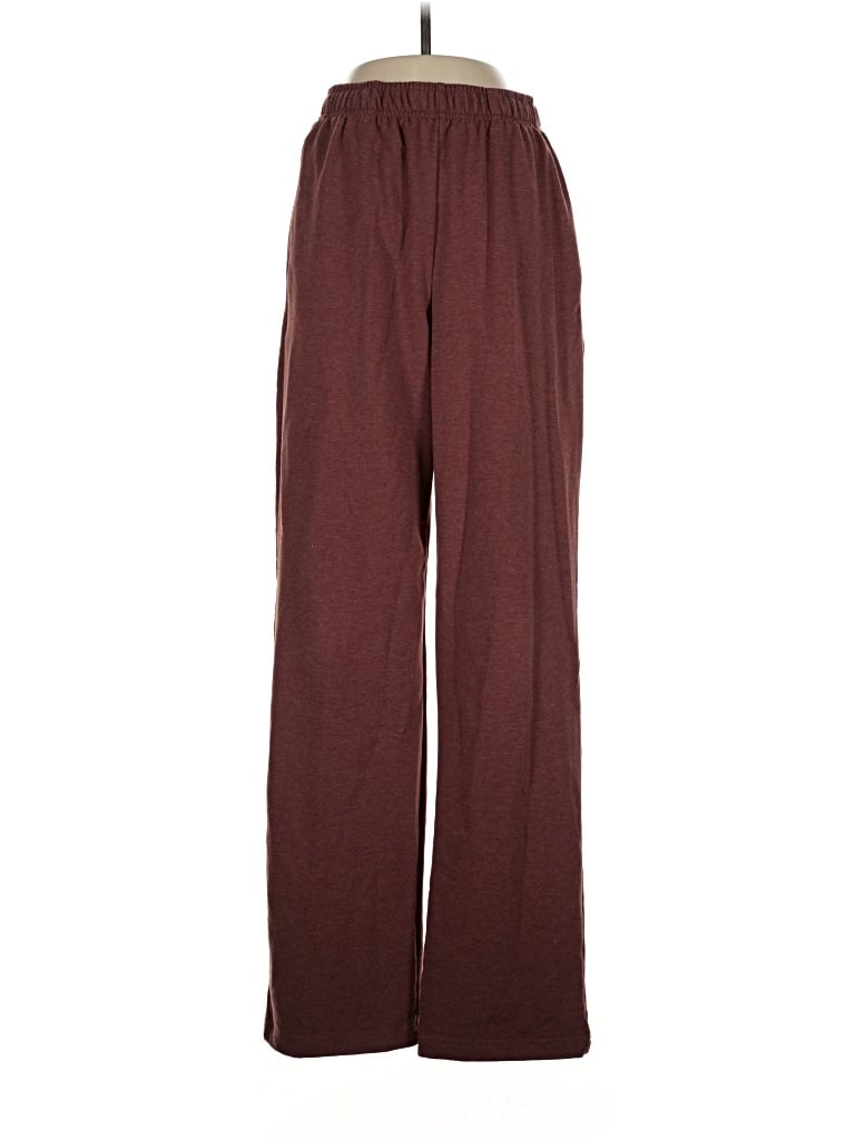 Pre-owned Vitality Casual Pants In Burgundy