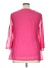 Allison Taylor 100% Polyester Pink 3/4 Sleeve Blouse Size XL - photo 2