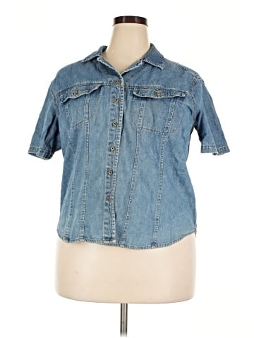 Bill Blass Short Sleeve Button-Down Shirt (view 1)