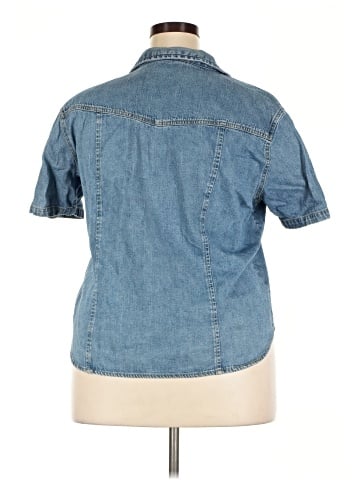 Bill Blass Short Sleeve Button-Down Shirt (view 2)