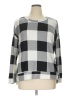 Secret Treasures Checkered-gingham Gray Pullover Sweater Size XL - photo 1