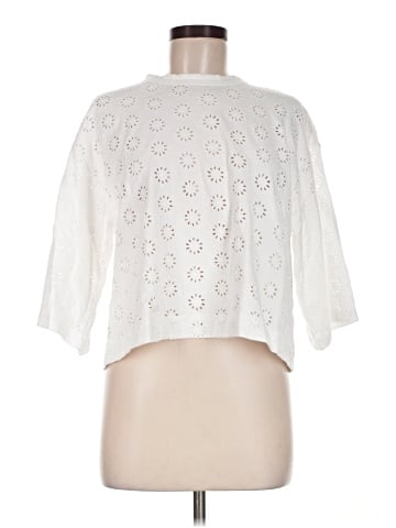 Madewell Embroidered Wide-Sleeve Boxy Tee (view 1)