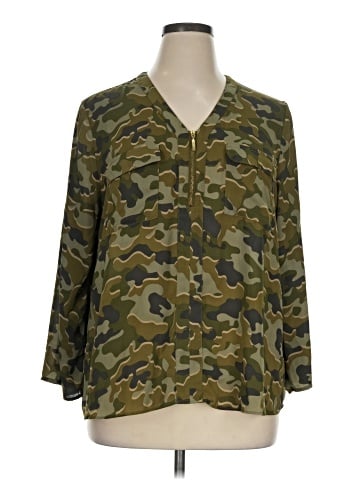 Cato 3/4 Sleeve Blouse (view 1)