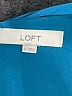Ann Taylor LOFT 100% Polyester Teal Sleeveless Blouse Size M - photo 7