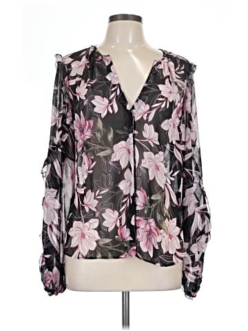White House Black Market Long Sleeve Blouse (view 1)
