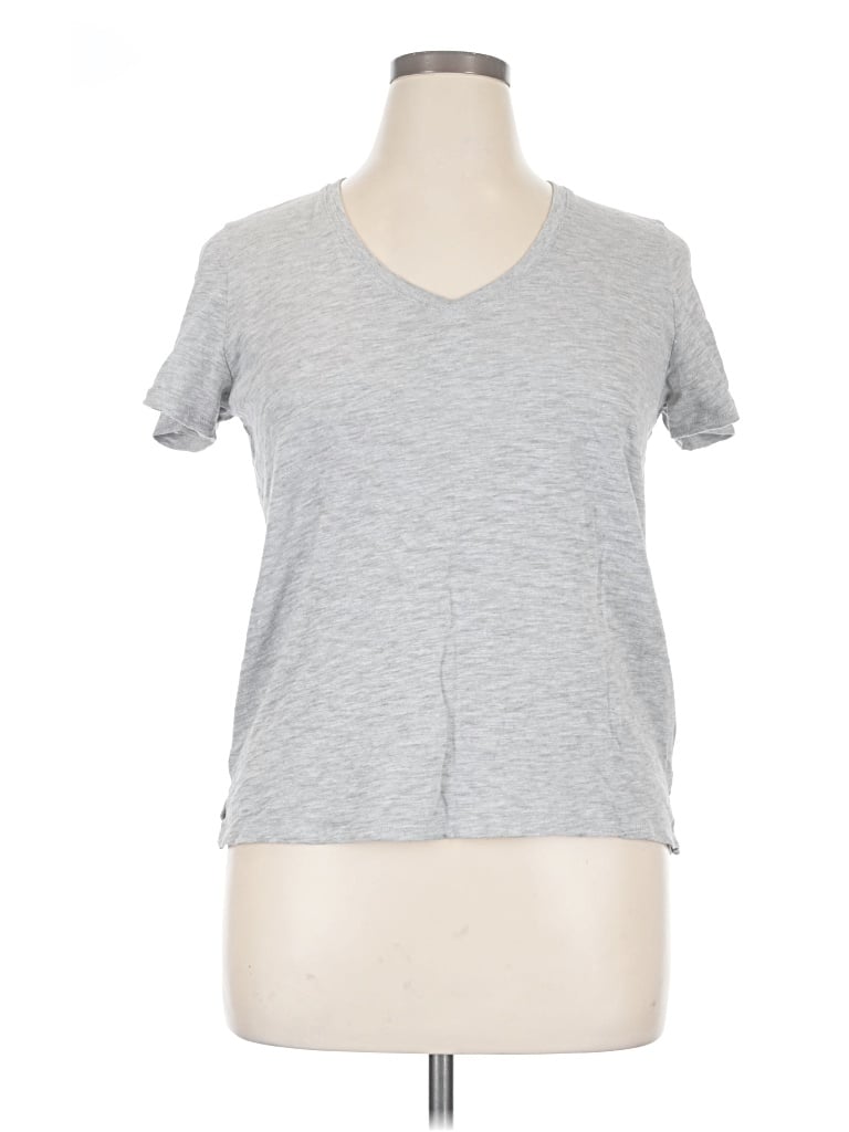 Pre-owned Atm Anthony Thomas Melillo Short Sleeve T-shirt In Gray
