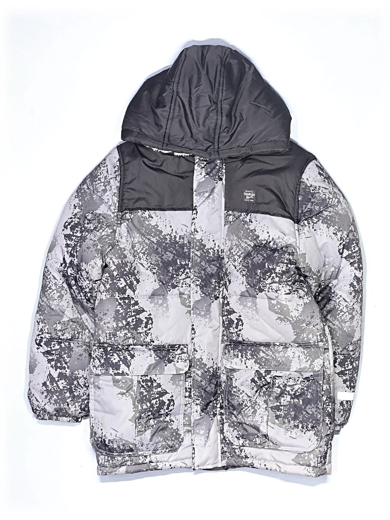 Pre-owned Oshkosh B'gosh Kids' Snow Jacket In Silver