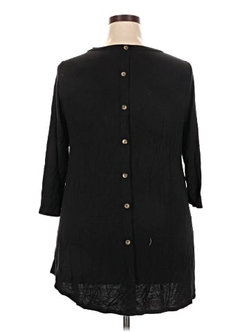 Kim & Cami 3/4 Sleeve T-Shirt (view 2)