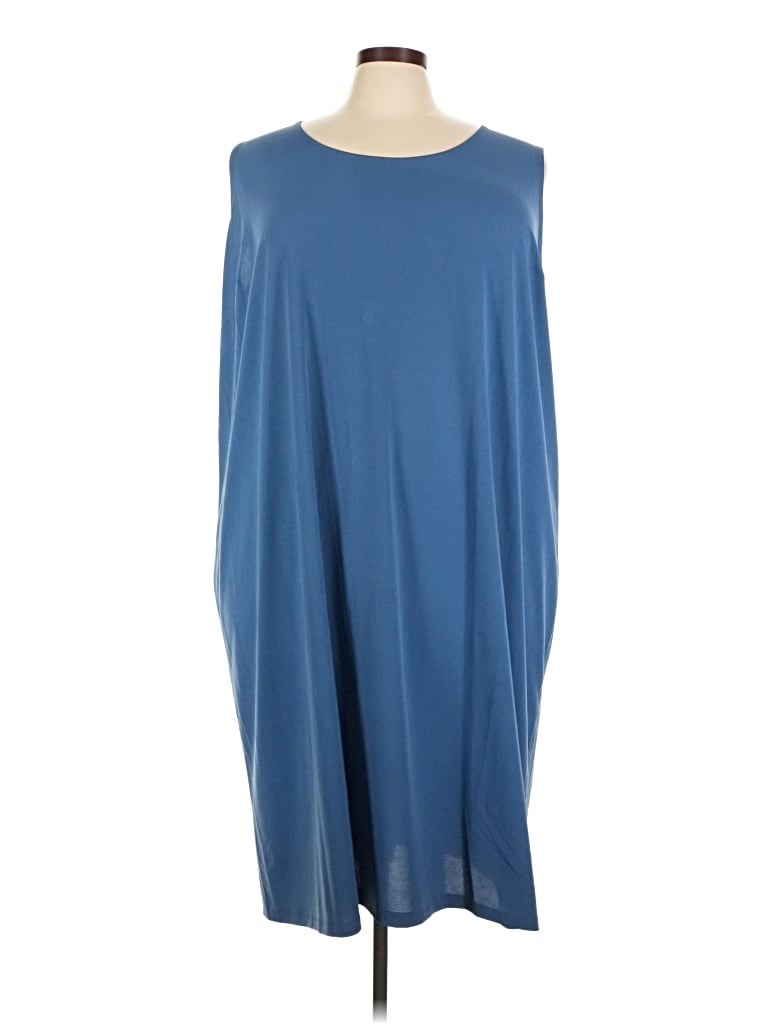 Pre-owned Catherines Casual Dress In Blue